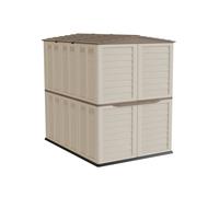 Abri de Jardin Extérieur 5500L Beige - Cabanon de jardin en Polypropylène 151x208x200 - Rangement Outils, Vélos, ARTPLAST