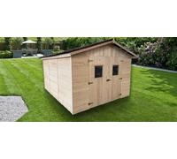 Abri de jardin bois 12m2 "Eden" 3x4m