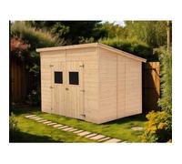 Abri de jardin bois 3x2.20m