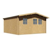 Habitat et Jardin – Abri de jardin bois Belval – 18,75 m² – 28 mm