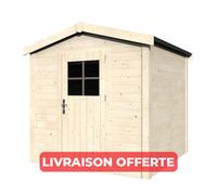 Abri de jardin - Bois - surface utile 3,8m² - surface hors-tout 4,62m²