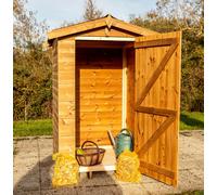 Abri en bois thermo chauffé 1.34 m² brun doré Habrita the1212.01n G