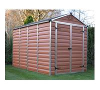 Canopia by Palram Abri de jardin en Kit Skylight 5.6m², Cadre en aluminium, panneaux en polycarbonate, Ambre