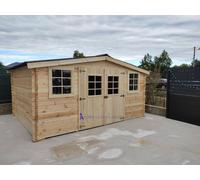 Abri de jardin carré 16 m², pratique et fonctionnelle pour tout votre outillage - Foresta BANDOL