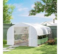 Abri de jardin – Chalet de jardin préfabriqué – 6x3x2 mètres – Abri de jardin avec barbecue intégré et protection contre les insectes – Structure en acier galvanisé
