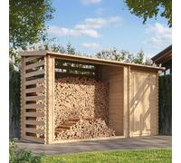 Abri de jardin+ chalet pour vélos - 348 x 146 cm - 2,54 m2+1,1 m2