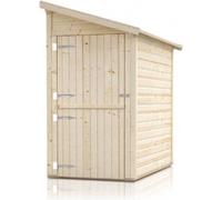Abri de jardin CLONER en bois épicéa 200x120 cm H. 224 cm-124 ---Naturel clair