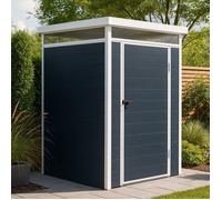 Abri de jardin compact en résine 130x130x196 cm