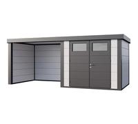 Abri de Jardin ELEGANTO 2724 lounge S fermé G - Façade L.268 x l.238 cm - lounge L.288 x l.258 cm - 6,4 m² et 6,8 m²