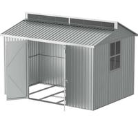 Abri de jardin en aluminium 7,27 m² - Robuste, sécurisé et sans entretien- Duramax DUCLAIR