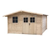 Abri De Jardin En Bois 14m² "Oz" - 388 X 298 X 225 Cm - 28 Mm