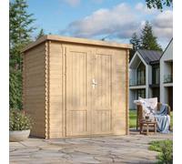 Abri de jardin en bois 2,22 m² cabanon de jardin extérieur pour sol imprégné