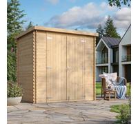 Abri de jardin en bois 2,22m² cabanon de jardin extérieur pour avec sol imprégn