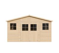 Abri de jardin en bois - h246x418x522 cm-20 m²