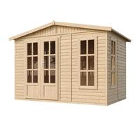 Abri de jardin en bois 6 m2 - l332xp222xh232cm