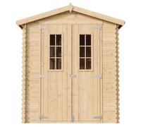 Abri de jardin en bois avec sol traité - l186xl196xh218 cm - 2,82 m2