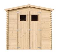 Abri de jardin en bois - 4.33 m2 - l236 x L226 x H218 cm -AVEC SOL TRAITÉ - TIMBELA M369+M369G