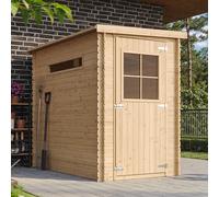 Abri de jardin en bois avec sol traité- l239xl144xh198 cm-2.63 m2