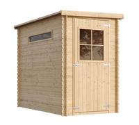 Abri de jardin en bois avec sol traité- l239xl144xh198 cm-2.63 m2