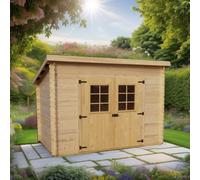abri de jardin en bois Charente 3x2m