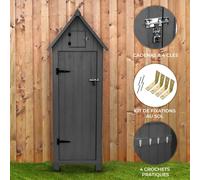 Abri de Jardin en Bois - Gris