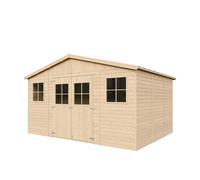 Abri de jardin en bois - h246x418x320 cm-12 m²