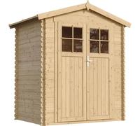 Abri de Jardin en Bois - Stockage extérieur I196xL136xH218 cm/ 1.98 m2 Petit abri à Outils, Local à vélos - TIMBELA M367F