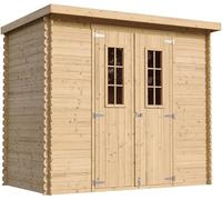 Abri de jardin en bois - l239xl142xh200cm-2.63 m2
