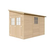 Abri de jardin en bois sans paroi latérale avec les planchers imprégné 6 m2