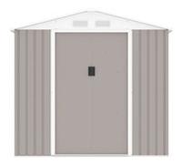 Abri de jardin en métal 4 07 m² 213 191 195 cm MARS Kit d ancrage inclus 2 portes c G