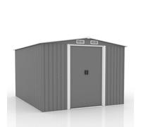 CONCEPT USINE Abri de Jardin Métal Jura Gris 8,08 m² Grand Volume