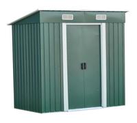 Abri de jardin en métal - Bonne qualité - 2.05 m² - Vert - Traditionnel