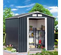 Abri de jardin en métal - Grange de jardin - Range-outils - Abri de rangement - Espace de stockage pour le jardin - Intérieur spacieux