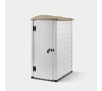 Abri de jardin en PVC avec plancher 132x88x195 Tuscany Evo 100