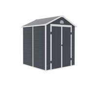 Abri de jardin en résine Bergen 1,9 x 1,9 m CoverTech anthracite