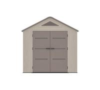 Vente-unique - Abri de Jardin en résine HDPE Beige et Marron 6,15 m² avec Plancher - épaisseur 22mm - ANTEVA