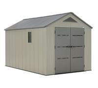 Abri de jardin en résine pour outils Boston 2,5 x 3,78 m CoverTech gris