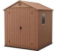 Abri de jardin Keter Darwin 6x6 - 221 x 183 x 190 cm - brun