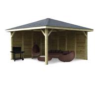 Abri de Jardin Maisonnette Chalet Kiosk Combination 437x437