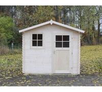 Abri de jardin MARGUERITE en bois épicéa 290x240 cm H. 243 cm-240 ---Naturel clair