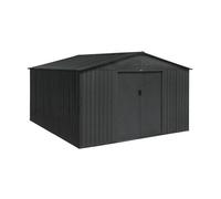 Abri de jardin métal 12,99m² avec kit d'ancrage SLACK