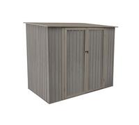 Abri de jardin métal aspect bois vieilli 75 - 3,31 m²- Chalet et Jardin