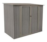 Abri de jardin métal aspect bois vieilli 75 - 3,31 m²- Chalet et Jardin