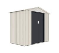 Habitat et Jardin - Abri de jardin métal Nebraska 2,70 m² Beige/gris anthracite