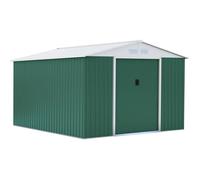 Habitat et Jardin Abri de jardin métal Rosas 10,85 m² Vert