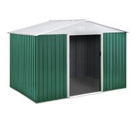 Abri de jardin métal Rosas - 4,07 m² - vert
