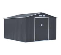 Habitat et Jardin Abri de jardin métal Vegas 12,98 m² Gris