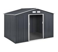 Habitat et Jardin 1299_93415 Abri de Jardin Métal Vegas, 5.29m² Gris