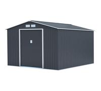 Habitat et Jardin Abri de Métal Vegas, 8.83m² 1299_93417 Gris
