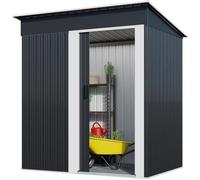 Bc-Elec - 5662-0504 Abri De Jardin Métallique En Acier Galvanisé 162 X 86 X 181cm